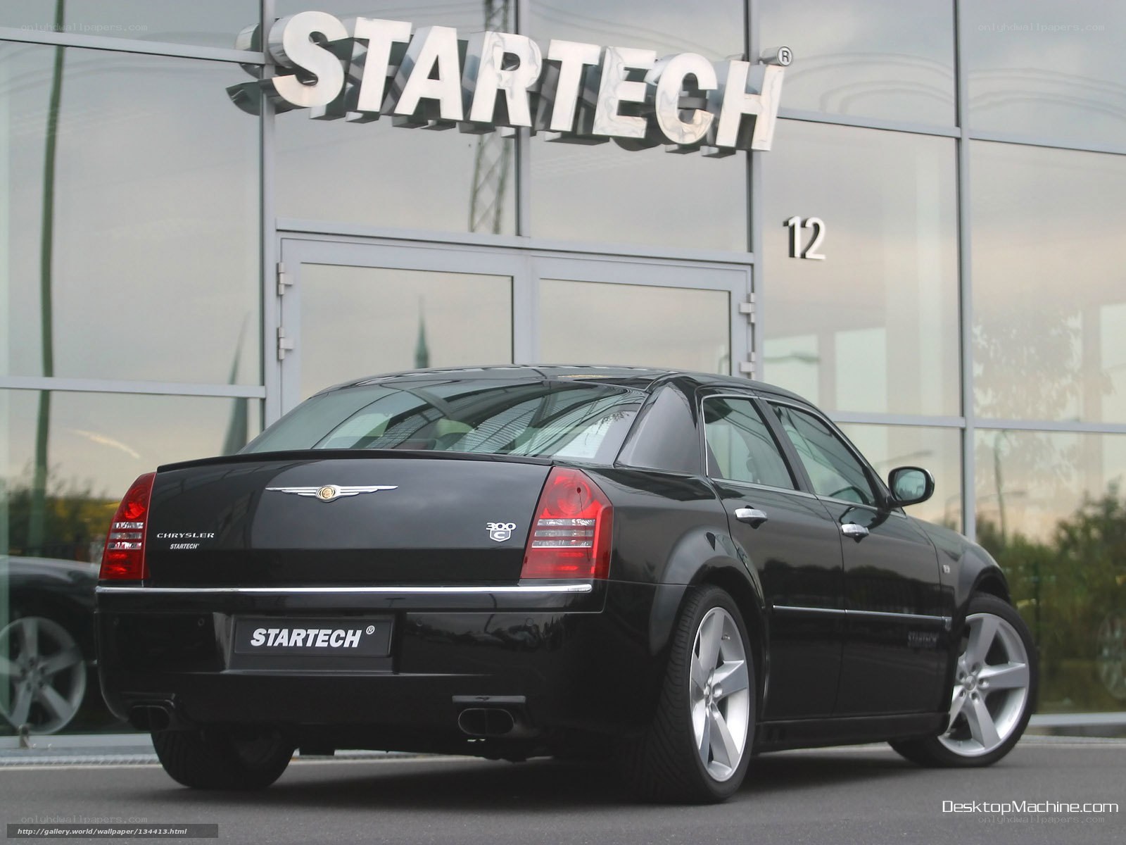 Black Chrysler 300 with Startech branding