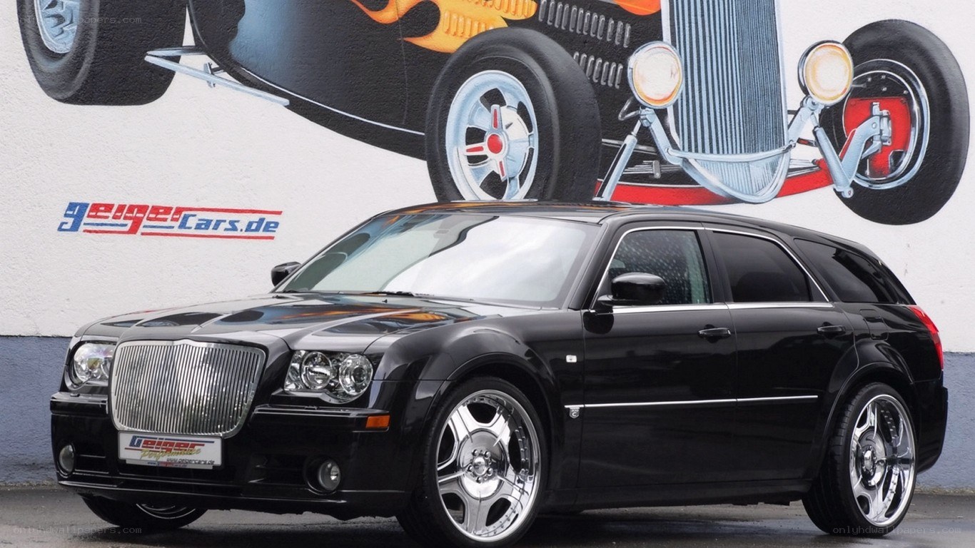Black Chrysler 300C SRT8