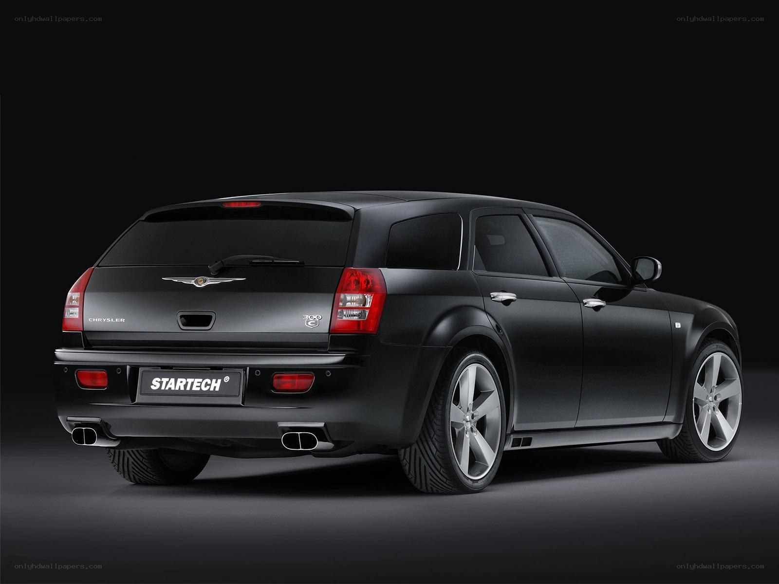 Black Chrysler 300C station wagon