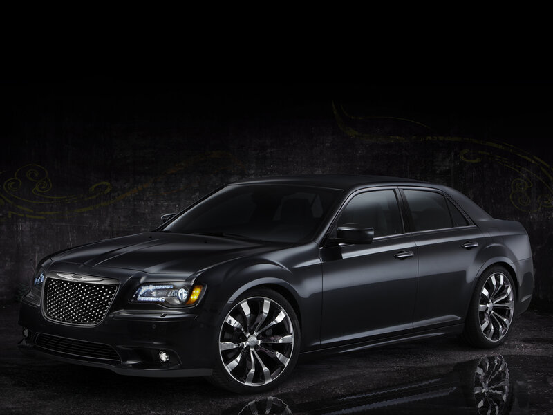 Black Chrysler Sedan
