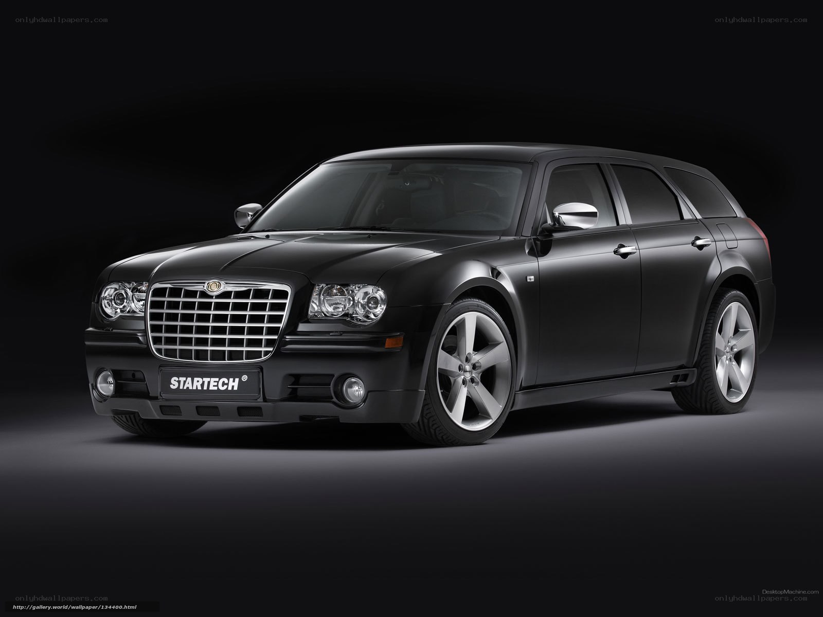 black chrysler station wagon
