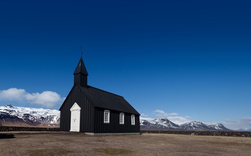 Black church in Iceland