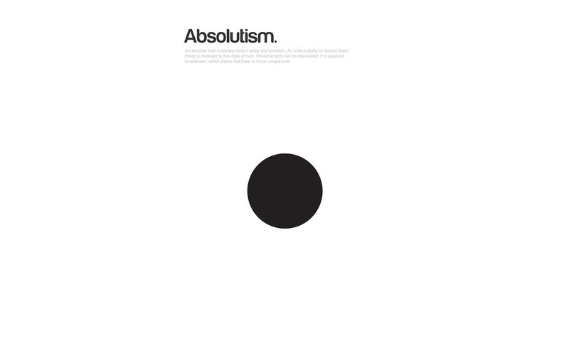 Black Circle on White Background