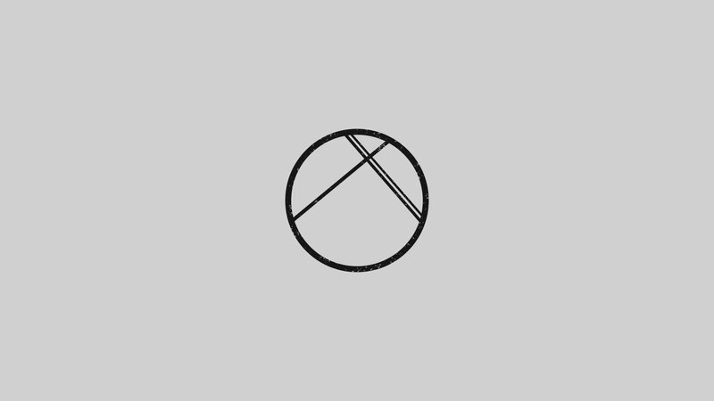 Black Circle with Lines