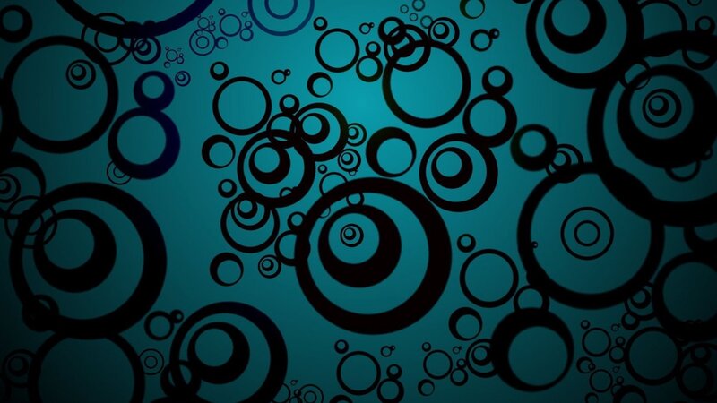 Black Circles on Blue — Calm