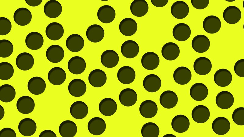 Black Circles on Yellow