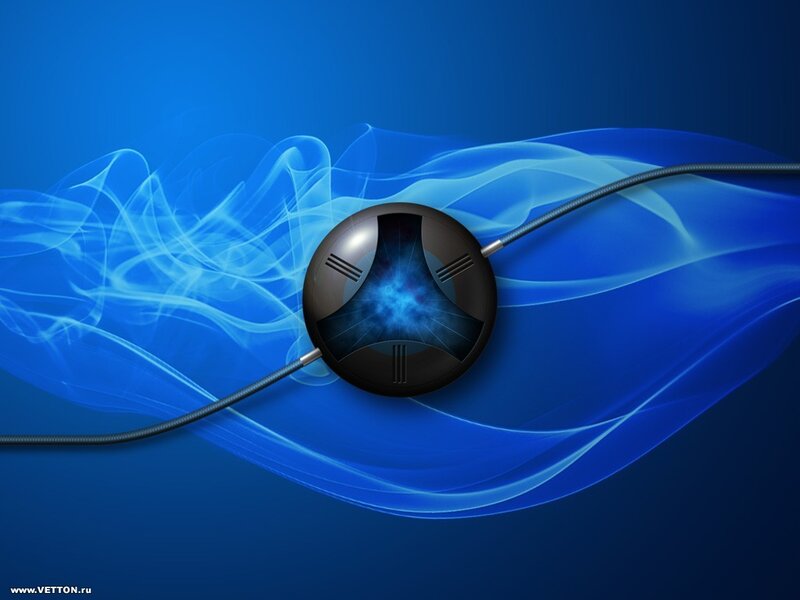 Black Circular Device