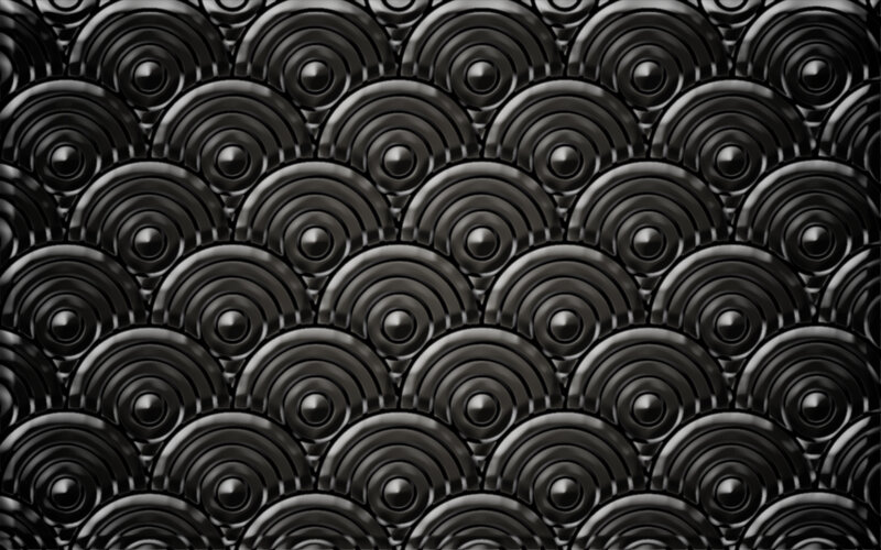 black circular pattern