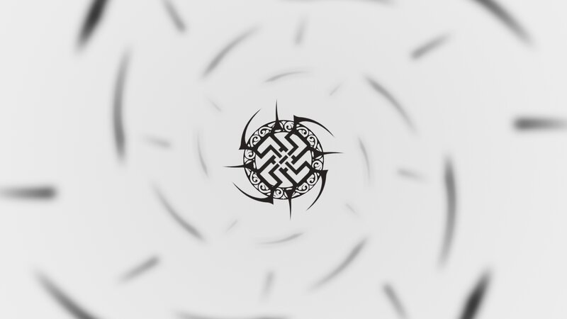 Black Circular Symbol