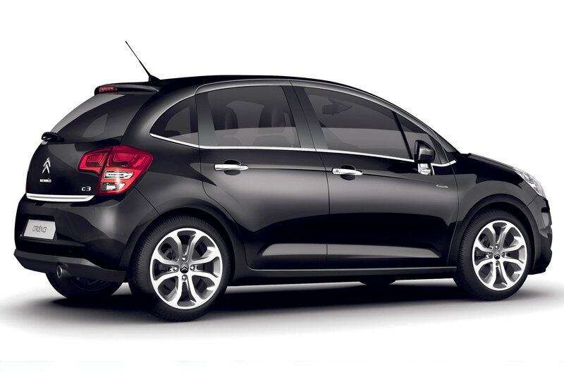 Black Citroën C3 hatchback