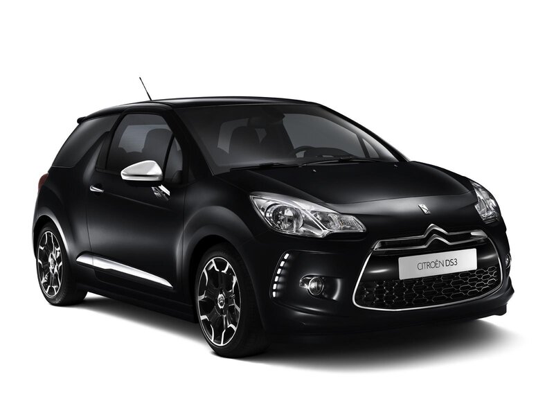 Black Citroen DS3 car
