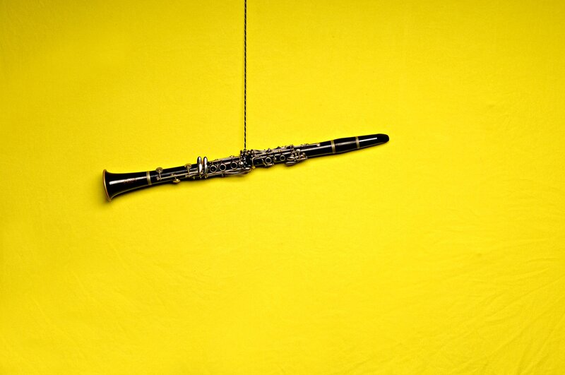 Black Clarinet on Yellow