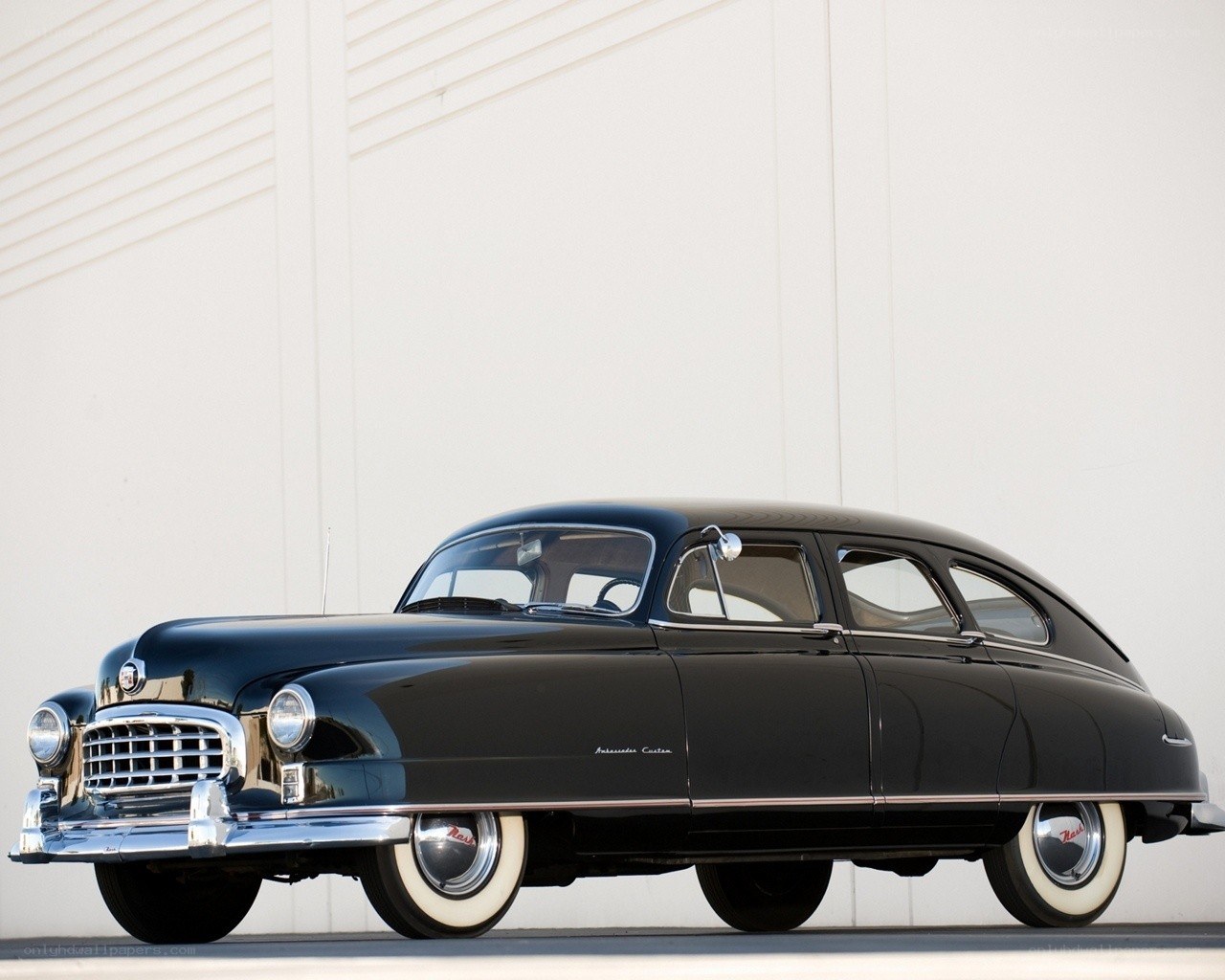 Black classic car