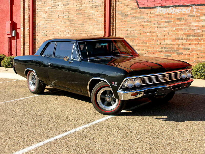Black Classic Car — Calm, Afternoon, Photograph, Brick Wall, Parking Lot