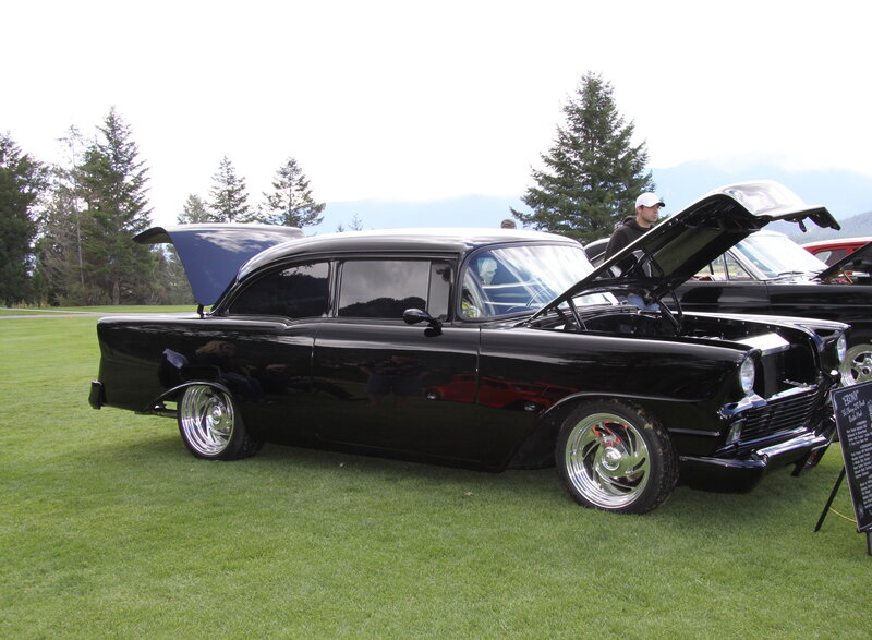 Black Classic Car — Calm, Afternoon, Photograph, Car Show
