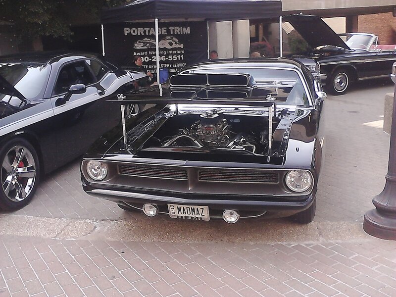 Black Classic Car — Calm, Afternoon, Photograph, Cars, Tents