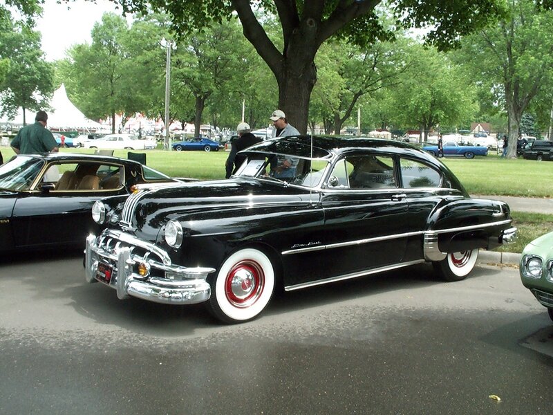 Black Classic Car — Calm, Afternoon, Photograph, People, Trees