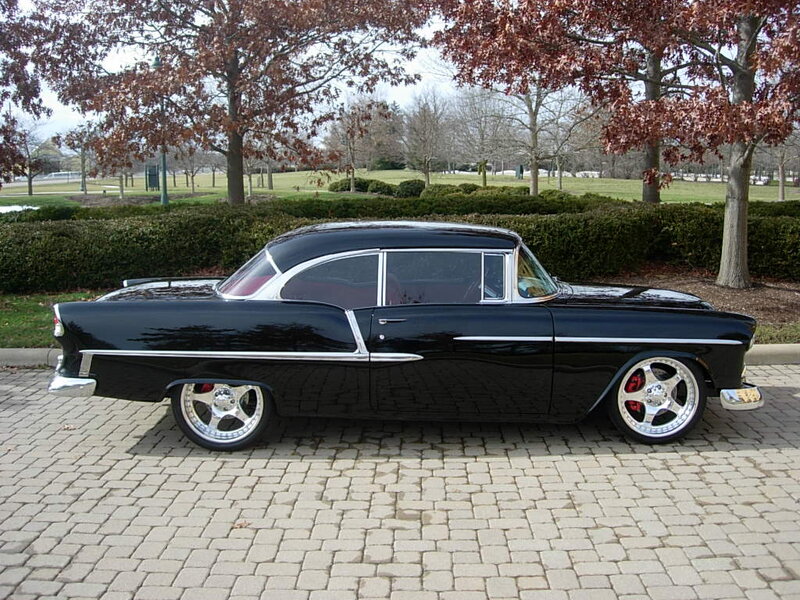 Black Classic Car — Calm, Autumn, Photograph