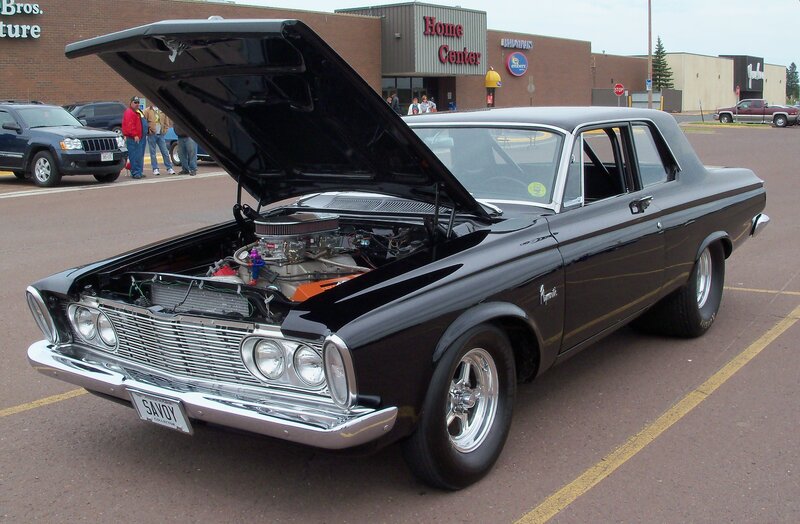 Black Classic Car — Calm, Daytime