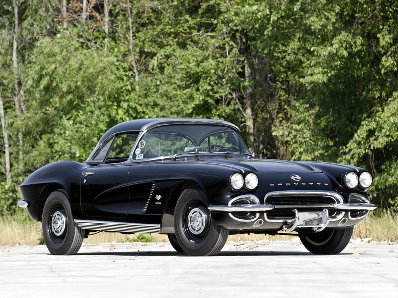 Black Classic Car — Calm, Summer