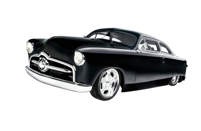Black Classic Car — Clean, Photograph, Chrome Grille