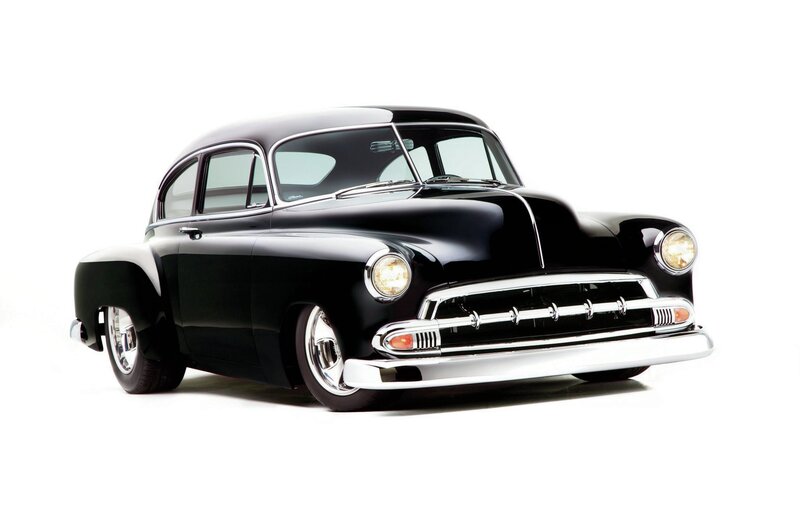 Black Classic Car — Clean, Photograph