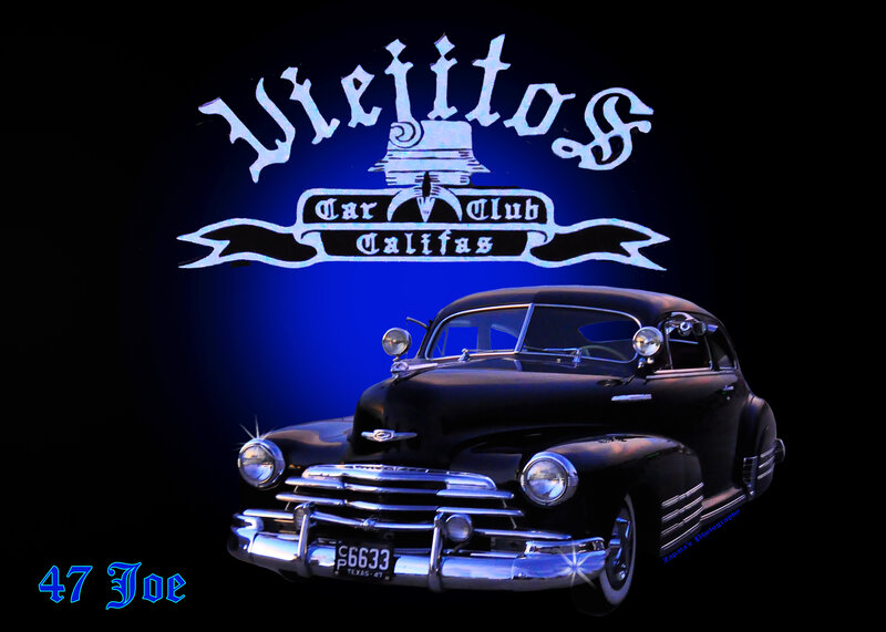 Black Classic Car — Dramatic, Night, Digital Art, Car Club Logo