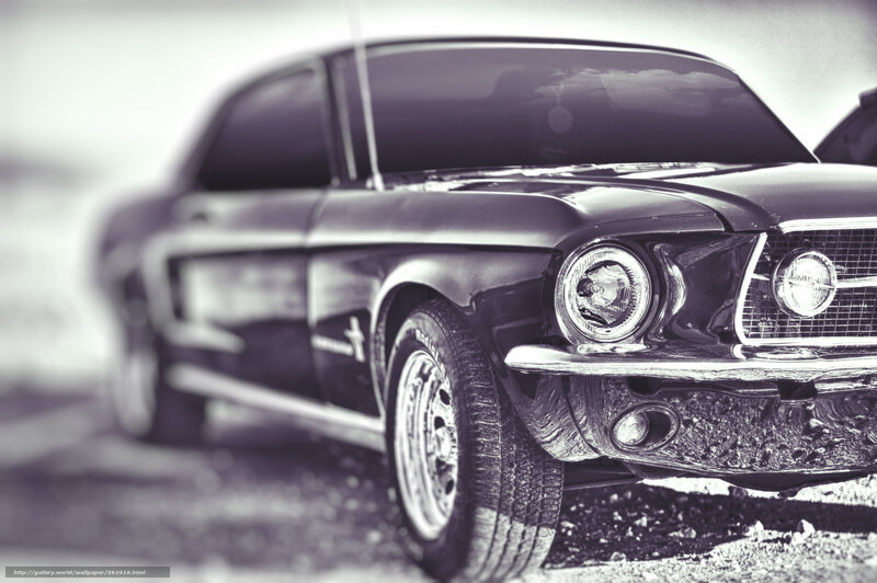 Black Classic Car — Dramatic, Photograph, Headlight
