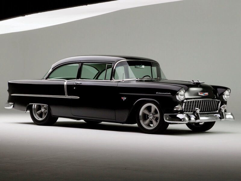 Black Classic Car — Dramatic, Photograph, Studio