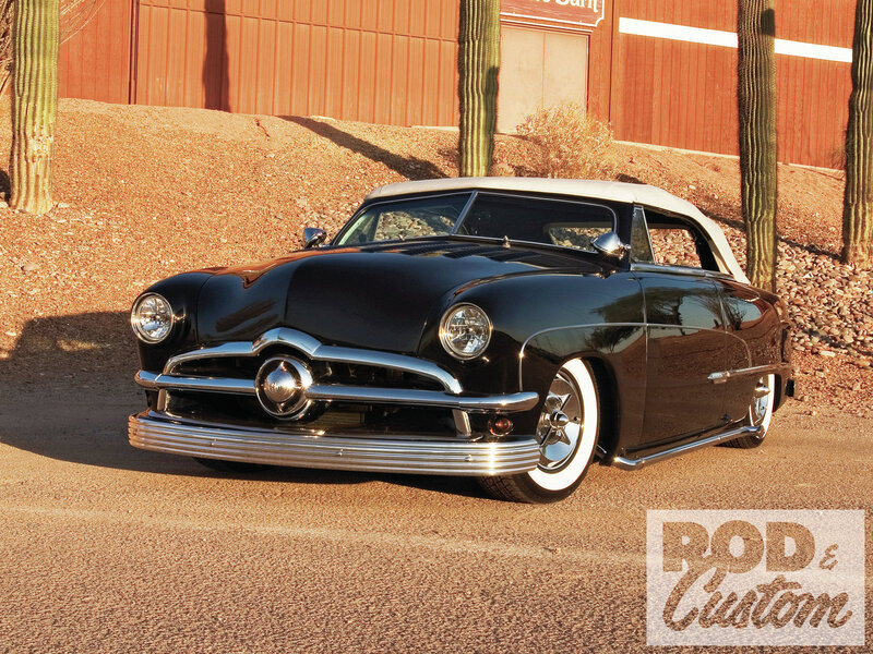 Black Classic Car — Dramatic, Sunset, Photograph, Cactus