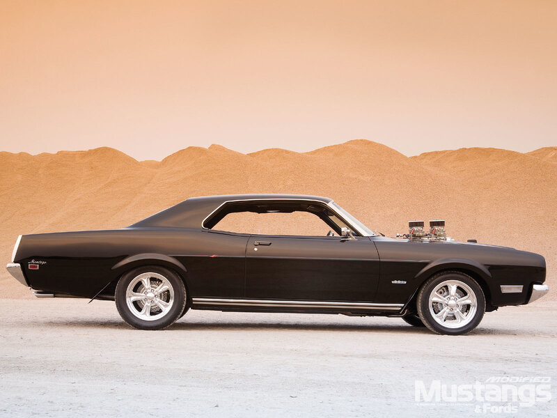 Black Classic Car — Dramatic, Sunset, Photograph