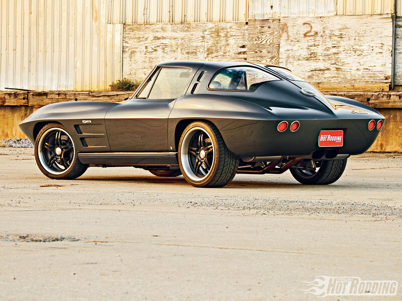 Black Classic Car — Gray, Dramatic