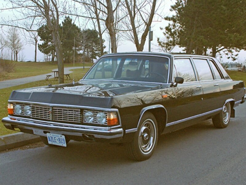 black classic car in park