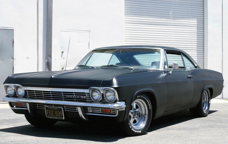 Black Classic Car — Neutral, Afternoon