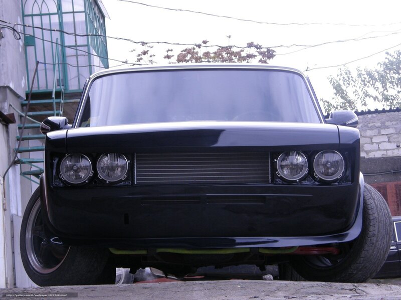 Black Classic Car — Neutral, Photograph, Building