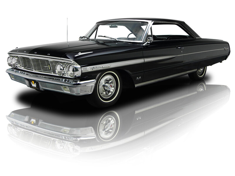Black Classic Car — Neutral, Photograph, Chrome