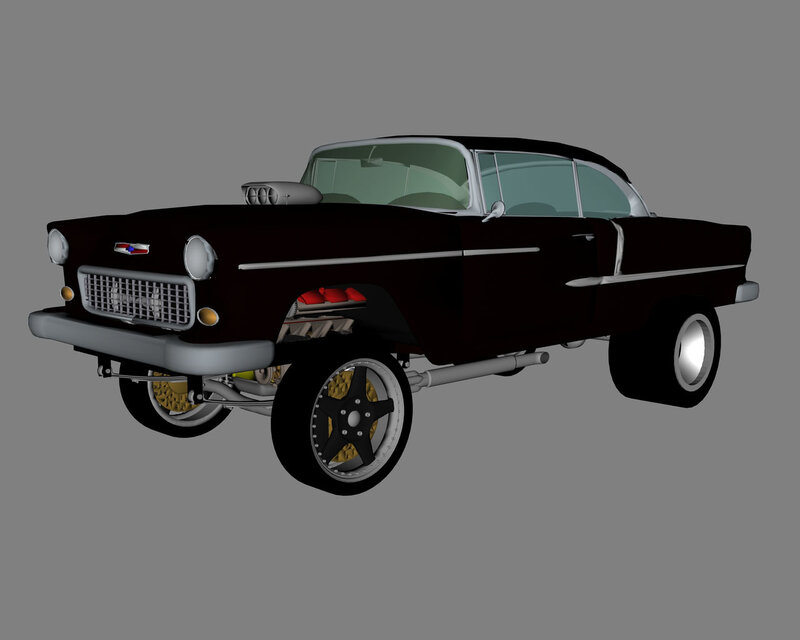 Black Classic Car — Neutral