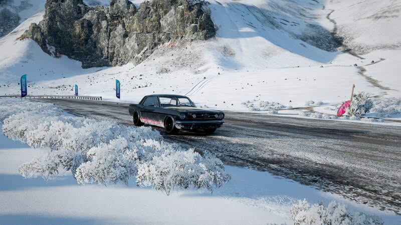 Black Classic Car on Road — White
