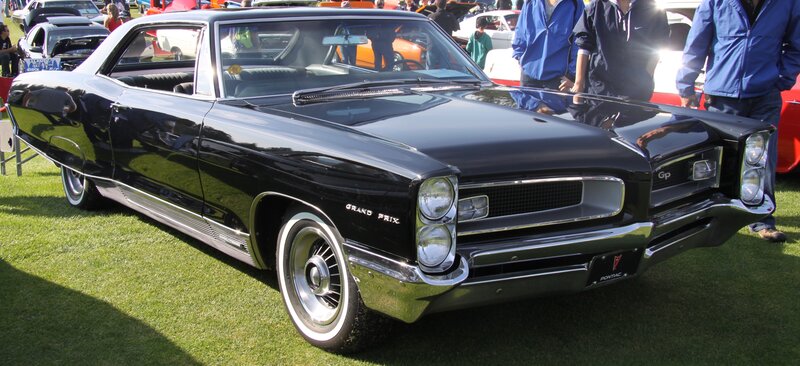 Black Classic Car — Outdoor, Afternoon, Photograph, People, Grass