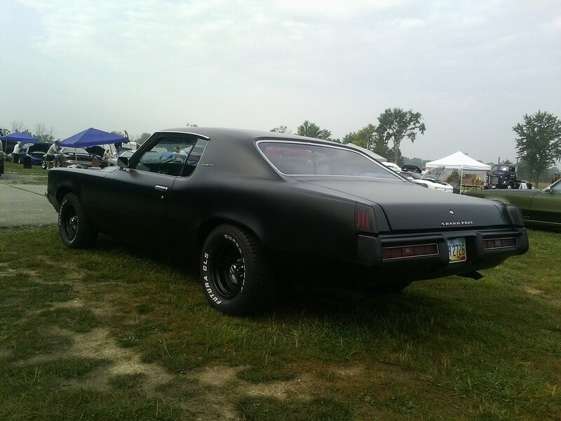 Black Classic Car — Overcast, Afternoon
