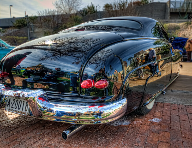 Black Classic Car — Reflective