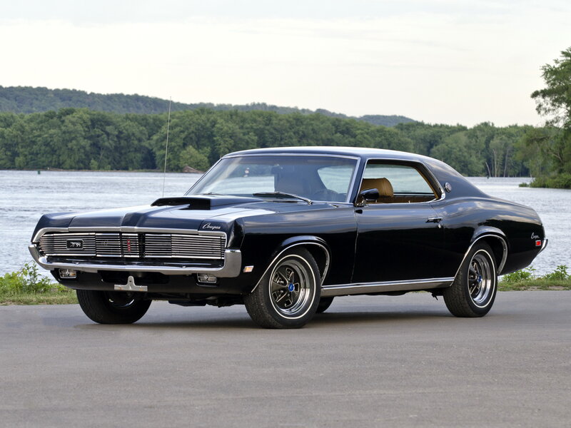 Black Classic Car — Serene, Afternoon, Photograph, Lake