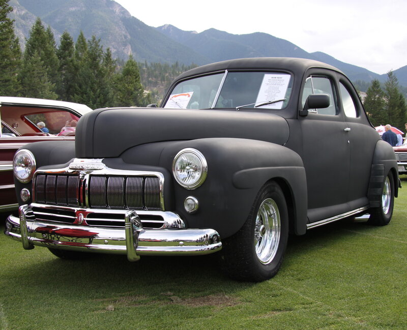 Black Classic Car — Serene, Afternoon, Photograph