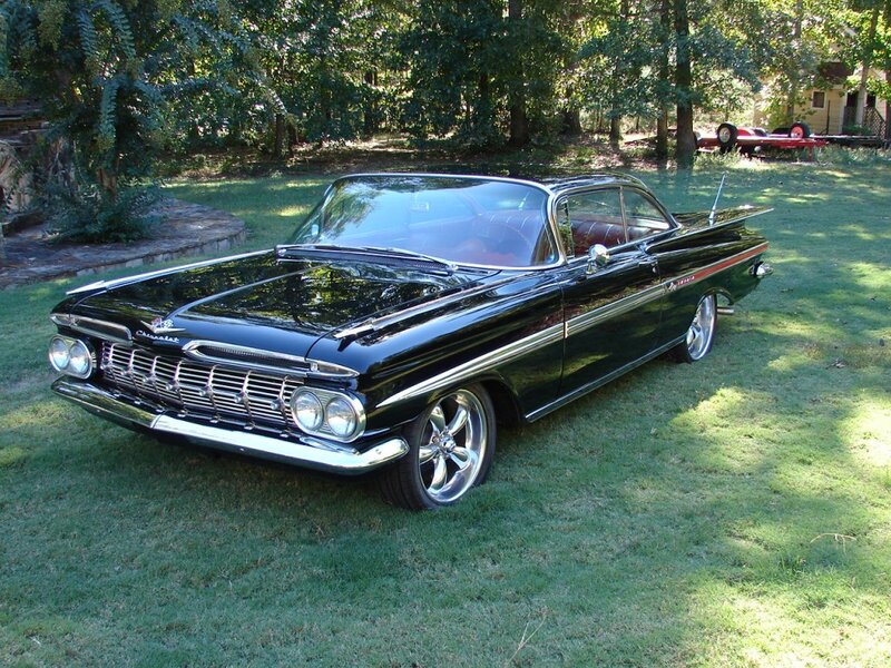 Black Classic Car — Serene, Afternoon