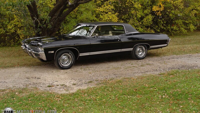Black Classic Car — Serene, Autumn, Photograph, Tree