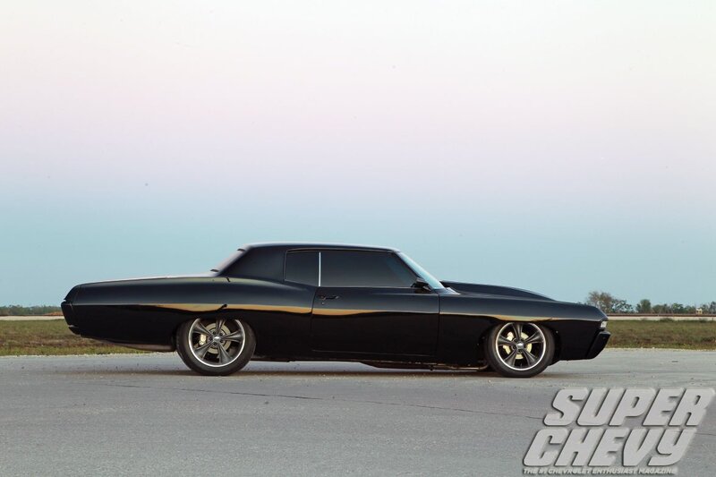 Black Classic Car — Serene, Sunset, Photograph, Road, Sky
