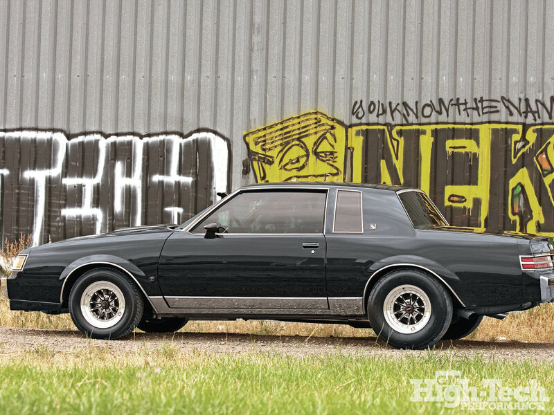 Black Classic Car — Urban, Afternoon, Photograph, Graffiti Wall
