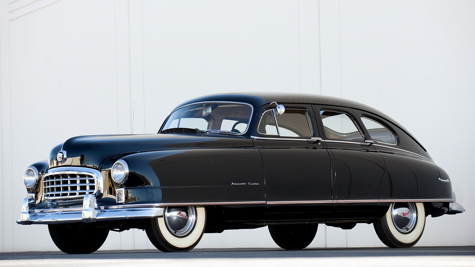 Black classic car