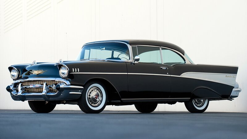 Black classic Chevrolet Bel Air