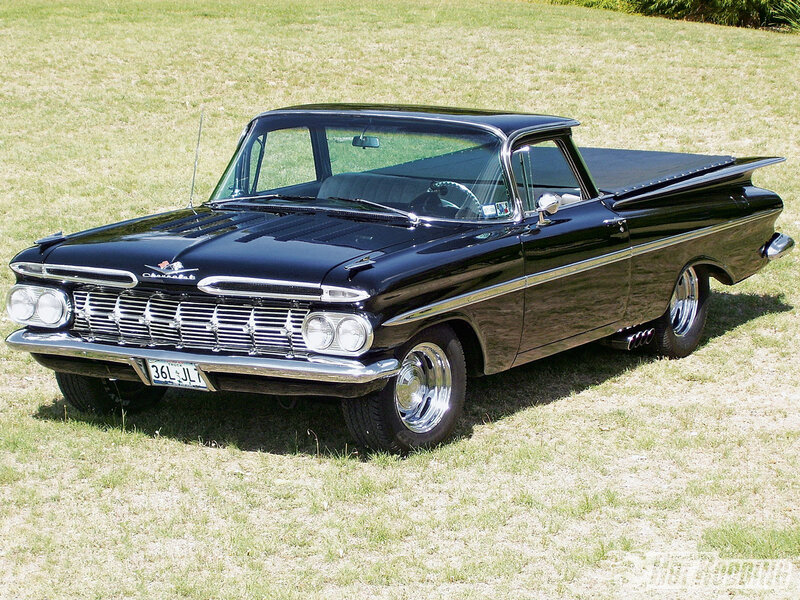 Black classic Chevrolet pickup